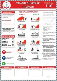 Yangın Güvenlik Talimatnamesi A4 Ebatında